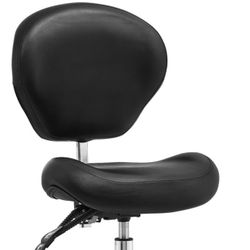 Black Adjustable Stool 