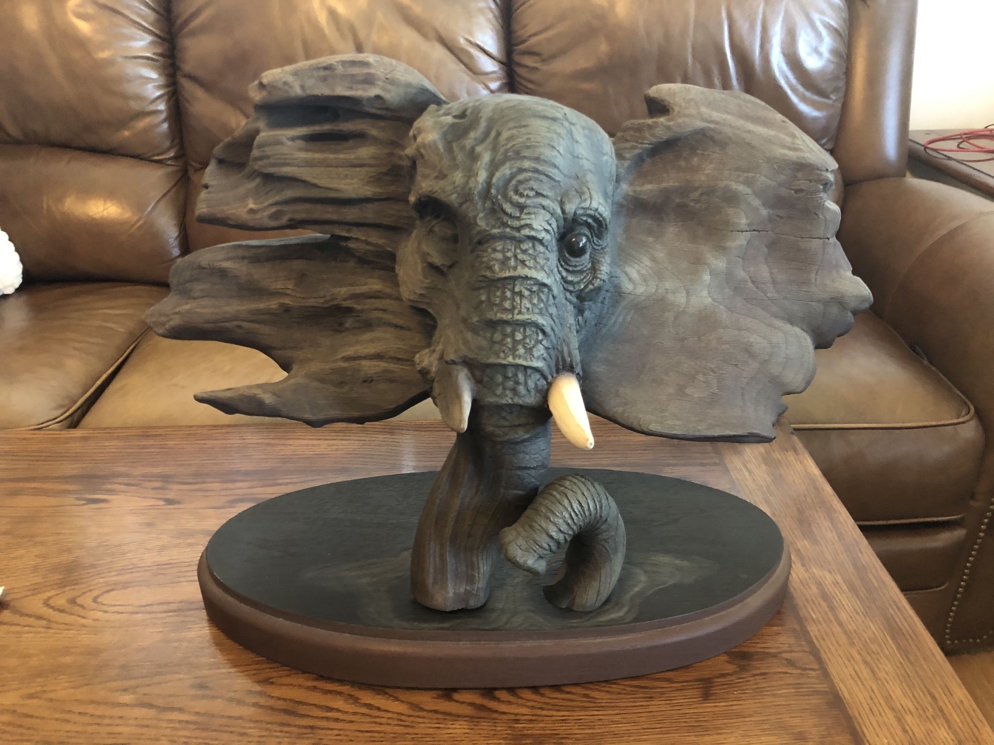 Elephant Sculpture - Rick Cain