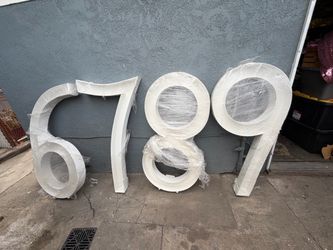 Number props for sale