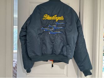 Blue Angels flight jacket.