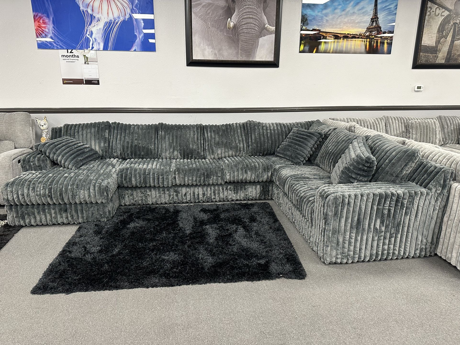 Gray Sofa Sectional 🇺🇸 On SALE🔥