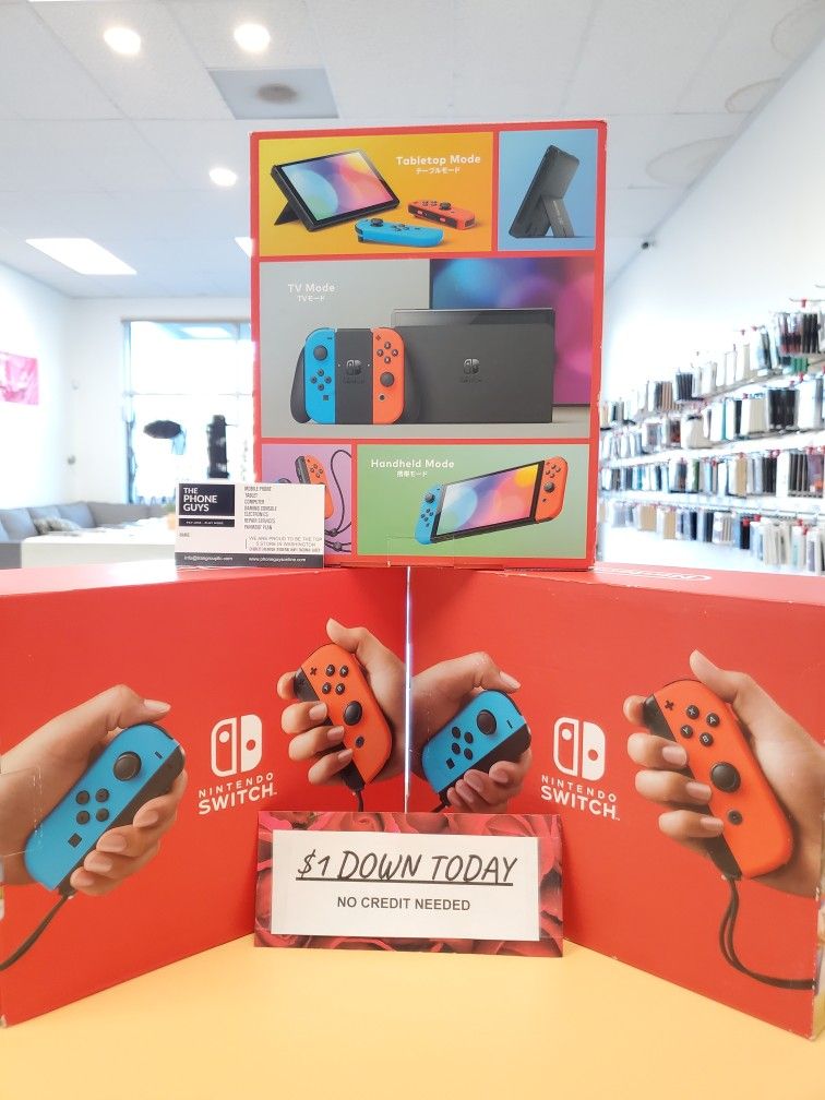 Nintendo Switch V2 Brand New In Seal - $1 Down Today - NO CREDIT Needed