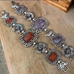 Pulseras Stainless Diferentes Modelos Colores Piedras Antiguas Cada Una