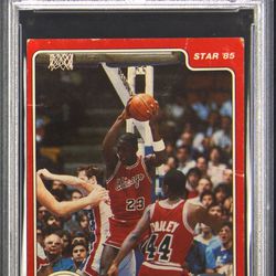 1984 Star #101 Michael Jordan Rookie RC PSA Authentic