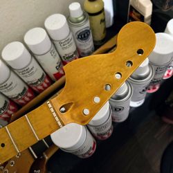 Reverse Headstock Mighty Mite Bullet Truss rod Strat Neck