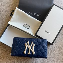 NY Yankees Gucci Wallet