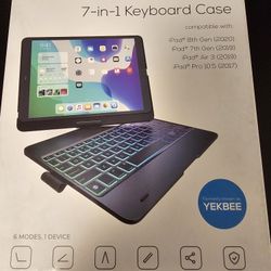 7 in 1 TypeCase Flexbook keyboard case for iPad