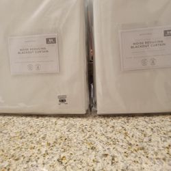 New Pottery Barn Blackout Curtain Panels (2)