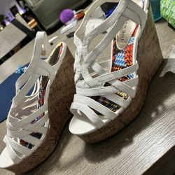 White Heels, Wedges 
