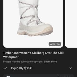 TIMBERLAND CREAM WINTER BOOTS