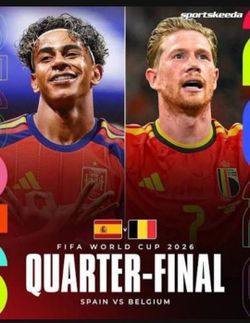 Spain vs Belgium World Cup