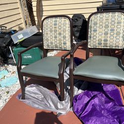Two Chairs Leather No Scratch Clean