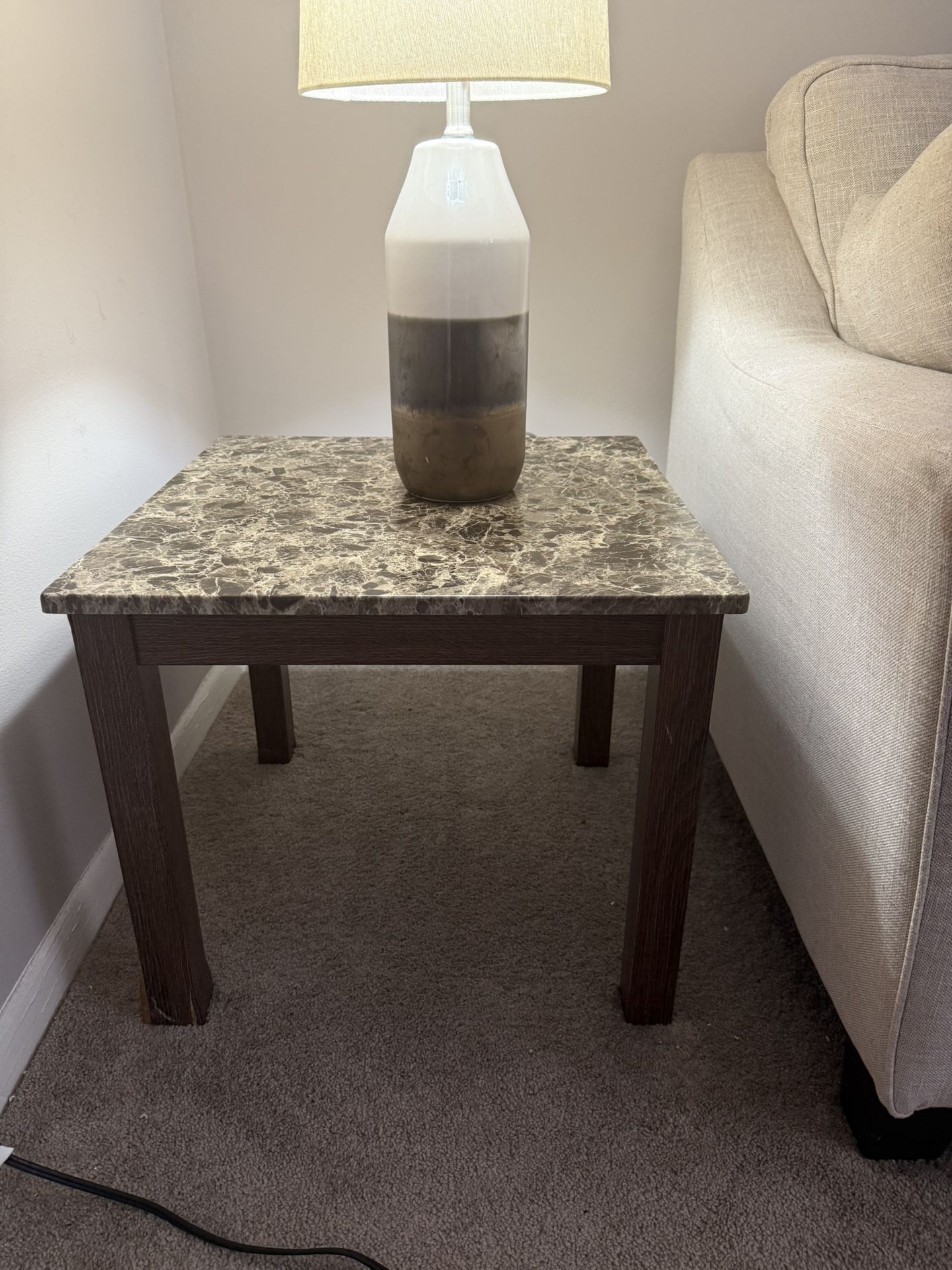 Tv Stand Table And Two End Tables