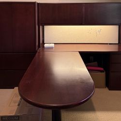 Steelcase Mahogany Office Furniture
