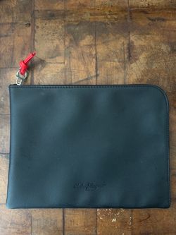 Salvatore Ferragamo  Magnifica  Leather Zip Pouch, cosmetics, documents bag, toiletries