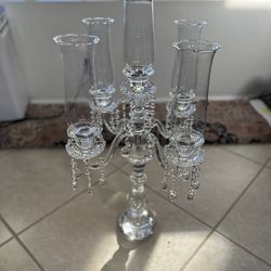 Crystal Candelabra Centerpieces