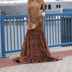 Gold Prom Dress