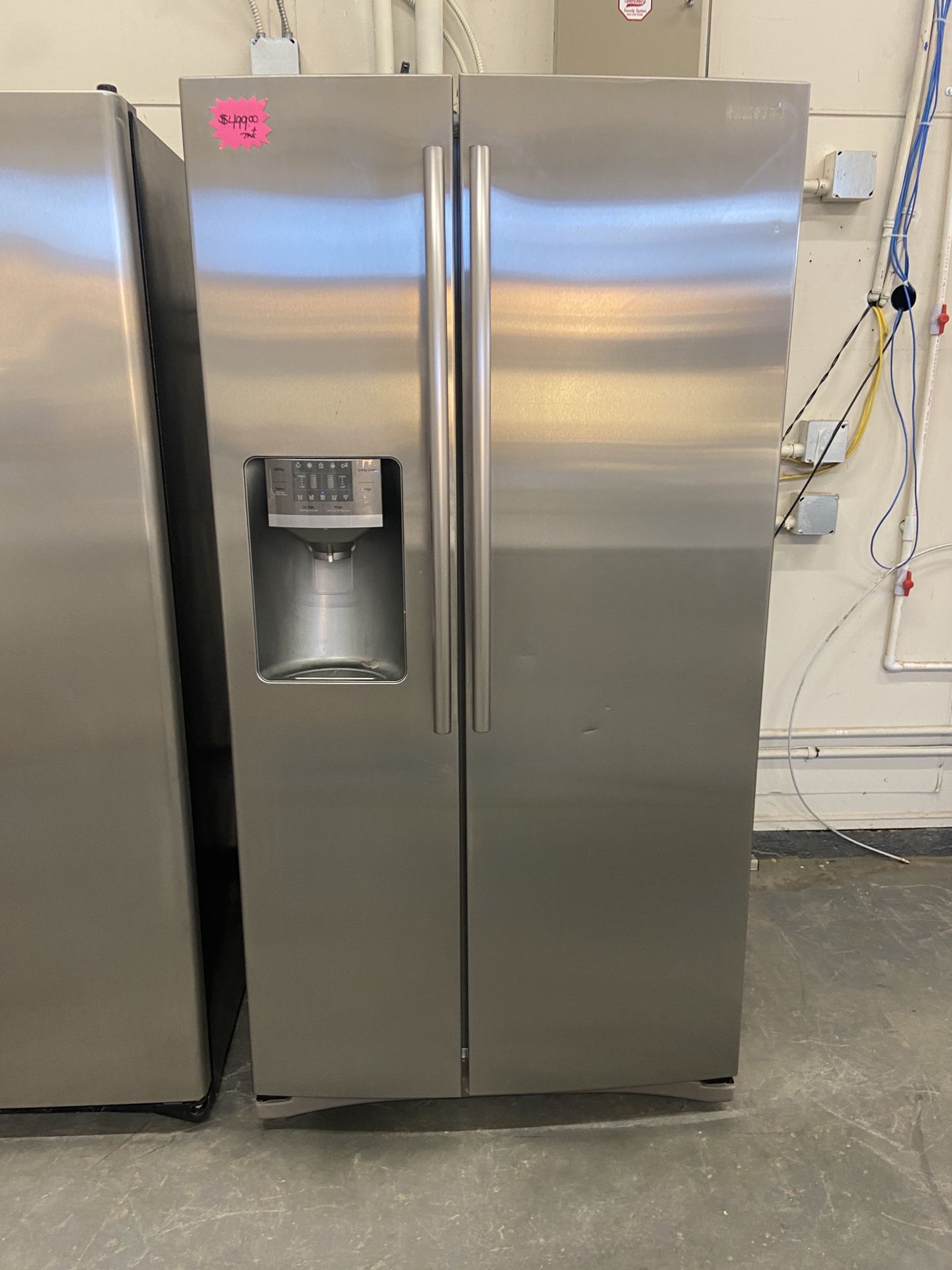 SAMSUNG STAINLESS STEEL SIDE BY SIDE REFRIGERATOR
