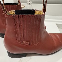 Girl’s Leather Ankle Boots