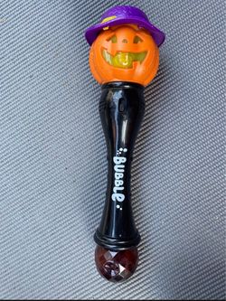 Halloween Pumpkin Bubble Wand Toy