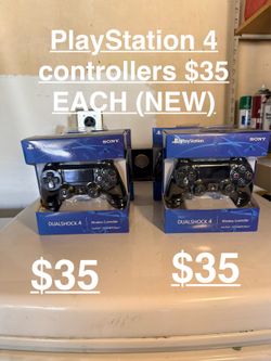 PlayStation 4 controllers $35 EACH ( NEW)