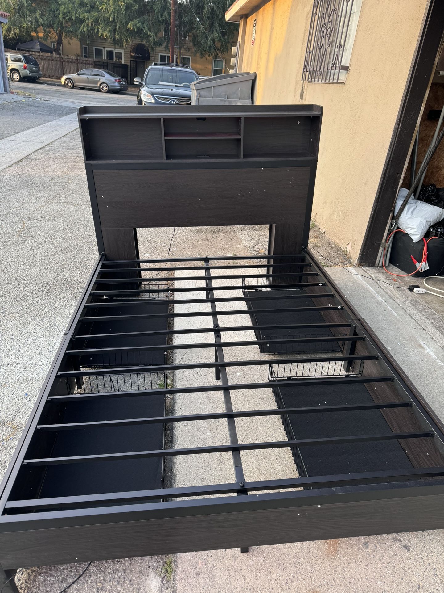 Full Bed Frame With LED 