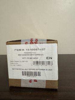 Mega Evolutions Enhanced Booster Box Case