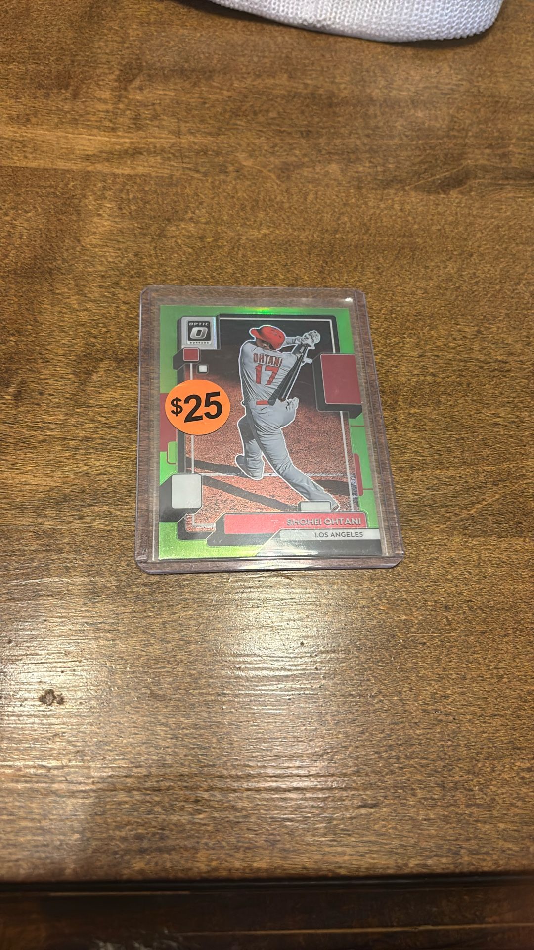 Angels Shohei Ohtani 2022 Donruss Optic Baseball Lime Parallel