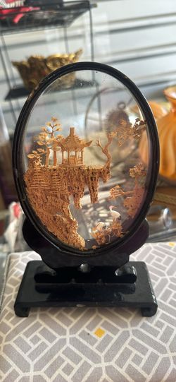 Vintage shadow Chinese box