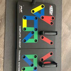 💪 Home Gym Bundle – Push Up Board, Ab Roller & Mat