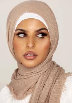 Veiled Collection Everyday Crinkle Hijab - Hazelnut