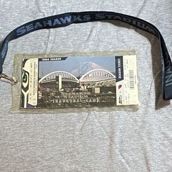 Seahawks 2002 Inaugural Game Ticket / Cardinals 