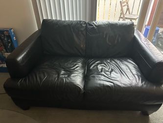 Leather sofas