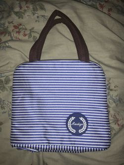 Striped Portable Lunch Box