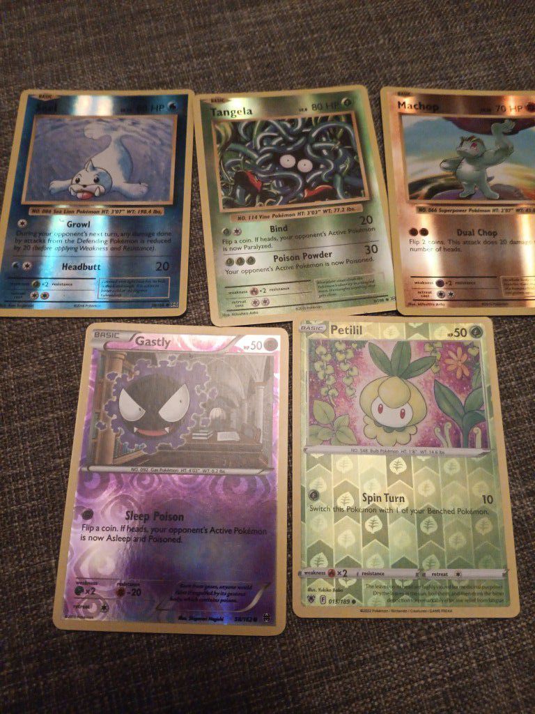 Pokémon Reverse Holos 