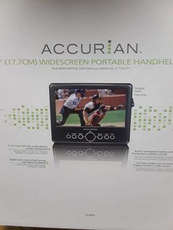 ACCURIAN PORTABLE HANDHELD TV