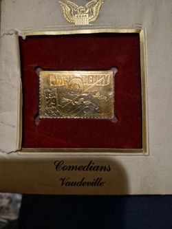 Jack Benny Gold Stamp Replica Comedians Vaudeville