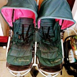 Girls Double Stroller 