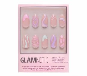 Glamnetic Wild Card Press On Nails Short Almond 30pc Kit | New Sealed