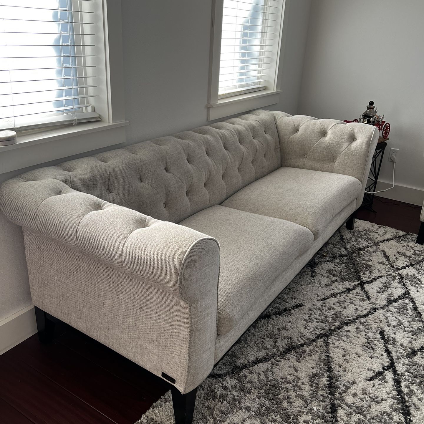 3-piece Abbyson Cecelia Fabric Couch, Loveseat, Chair Set