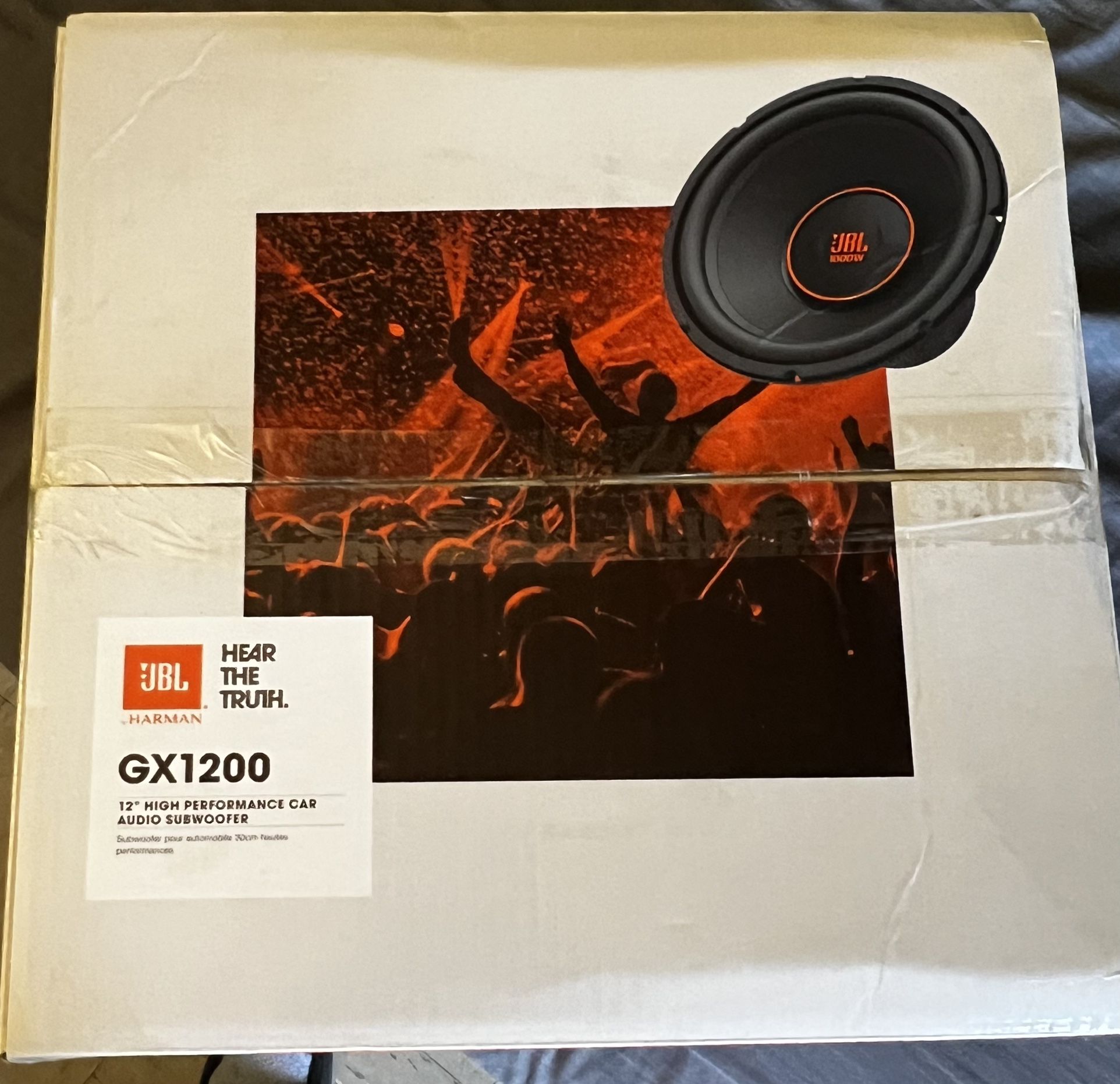 JBL by HARMAN HEAR THE TRUTH. GX1200 12" HIGH PERFORMANCE CAR AUDIO SUBWOOFER Subwoofer