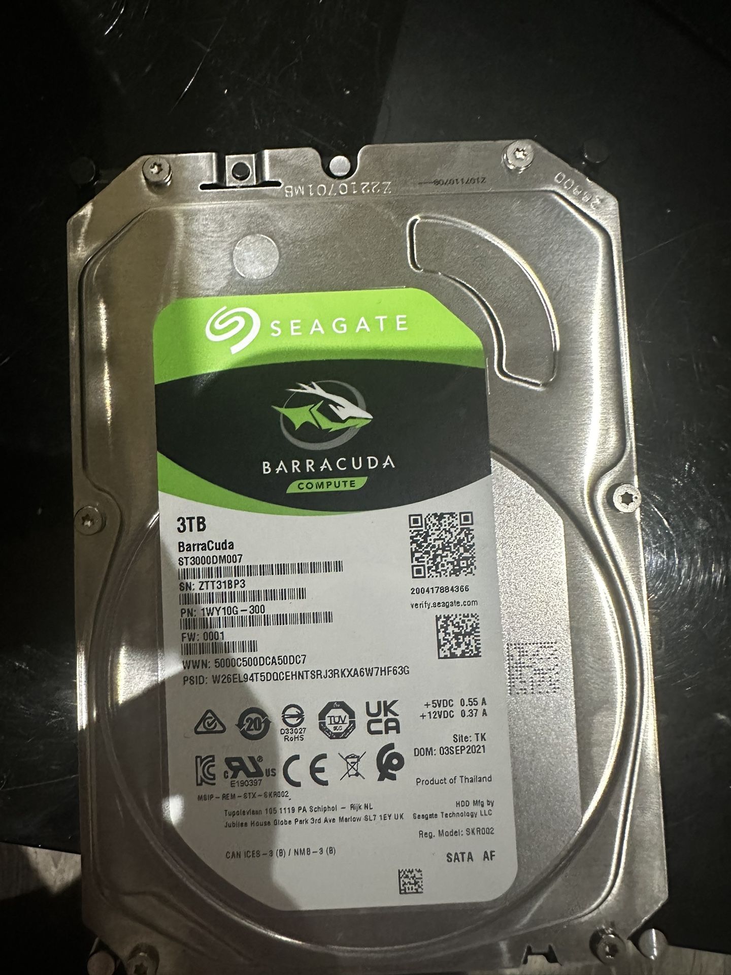 3TB hard Drive 