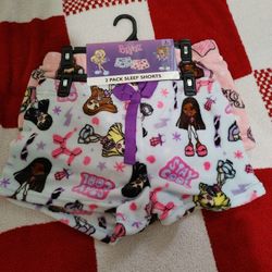 2-Set Bratz Sleep Shorts - New