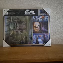 Star Wars/ Thomas Kincade Canvas Decor