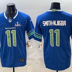 SEATTLE SEAHAWKS STITCHED FOOTBALL JERSEY 