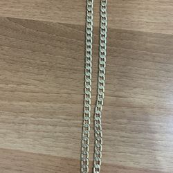 14kt Gold Plated Chain 24 In