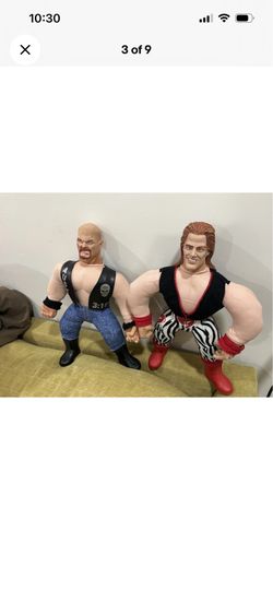 Stone Cold /Shawn  Micheal Jakks Pacific Titan Sports Wrestling Vinyl Plush1993