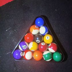 Mini Pool Balls