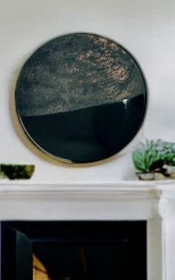 Vintage Van Teal Lava Rock Wall Art 