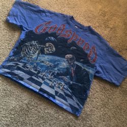 Blue Wash “Checkmate” Godspeed Tee